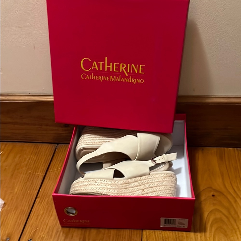 Catherine Malandrino Women's White Sandals